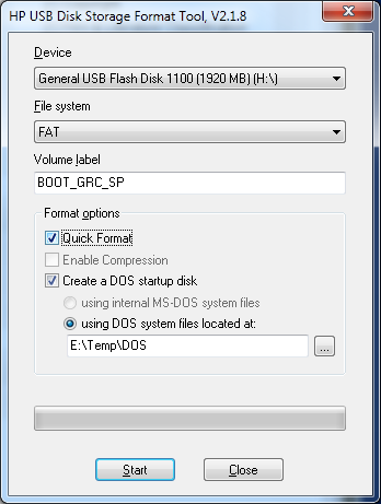 hp usb disk storage format tool full