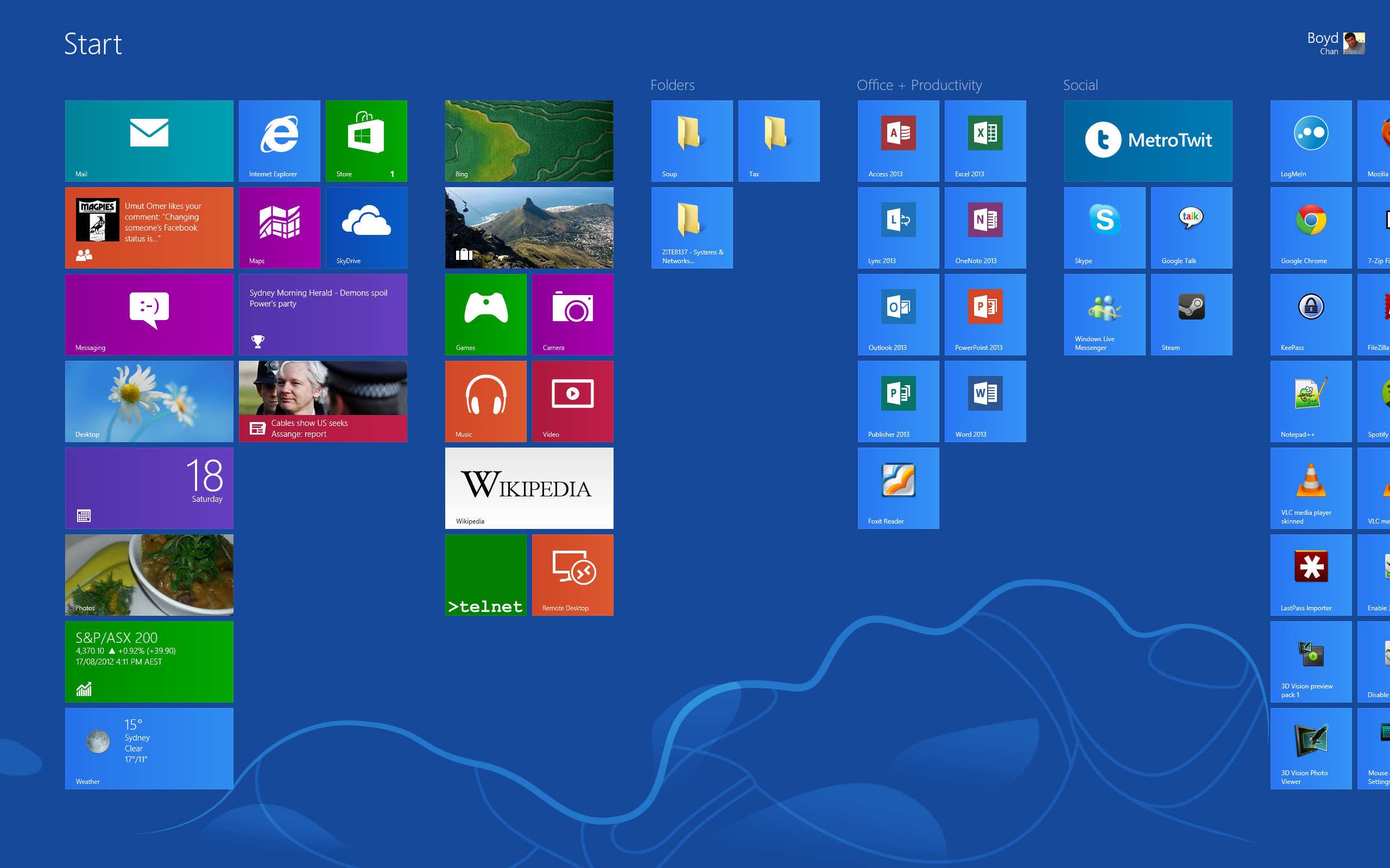 windows desktop groups