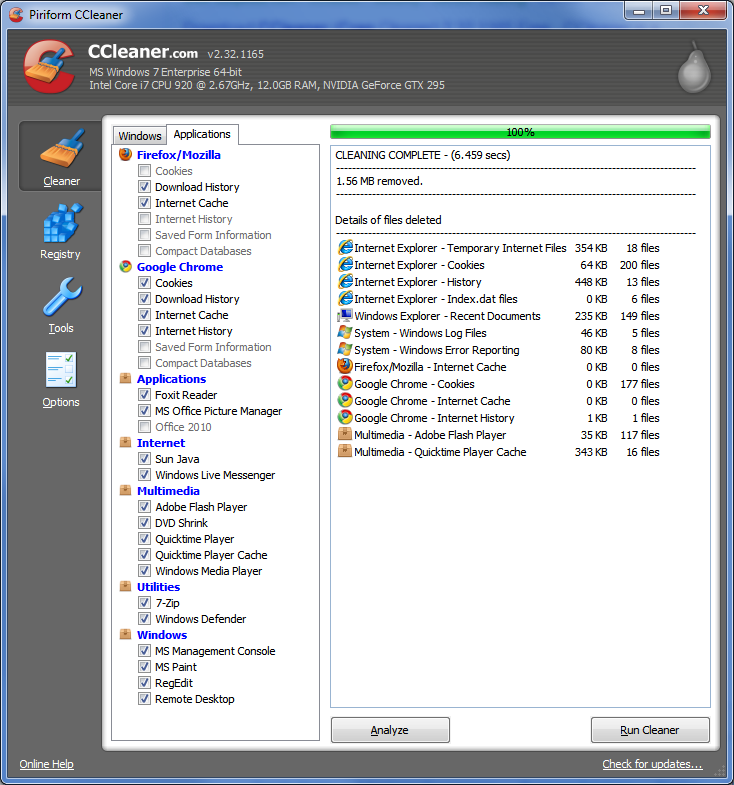 ccleaner mod for pc