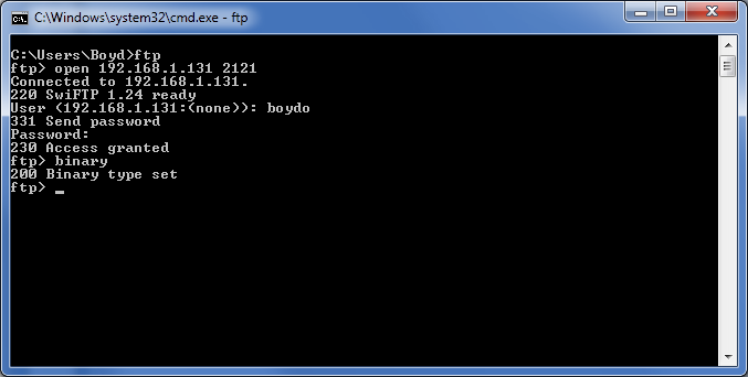 filezilla command line example