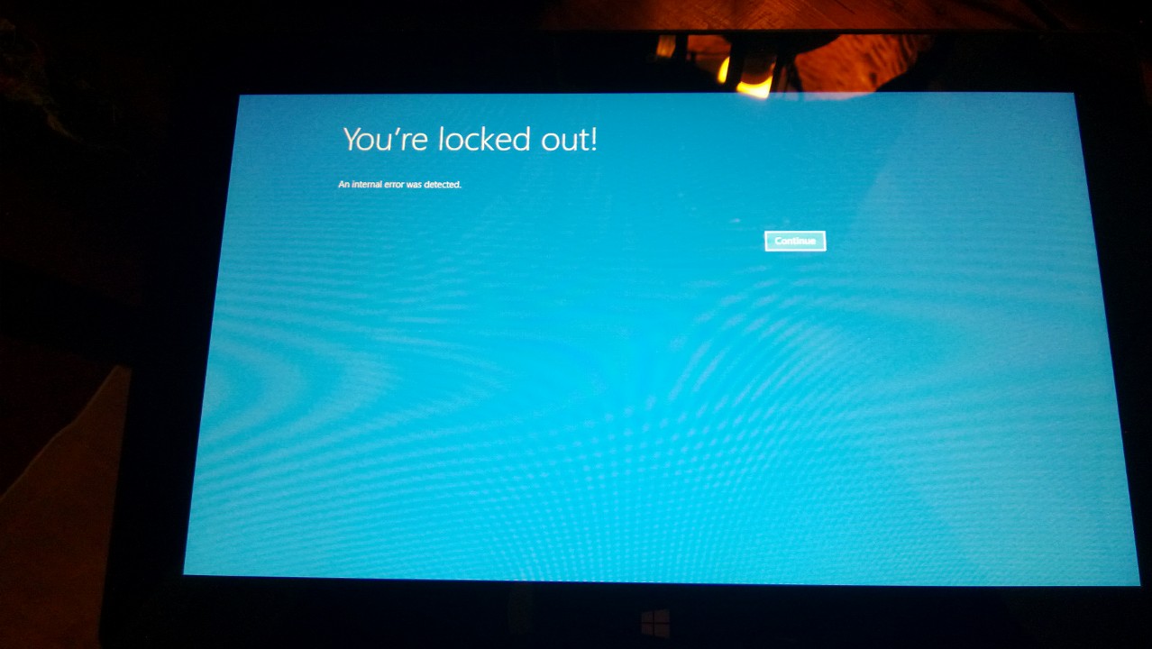 Microsoft Surface – You’re Locked Out! – Boydo's Tech Talk